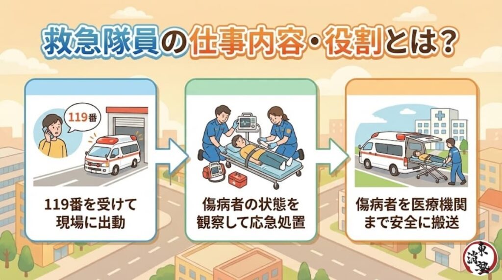 救急隊員の仕事内容・役割とは