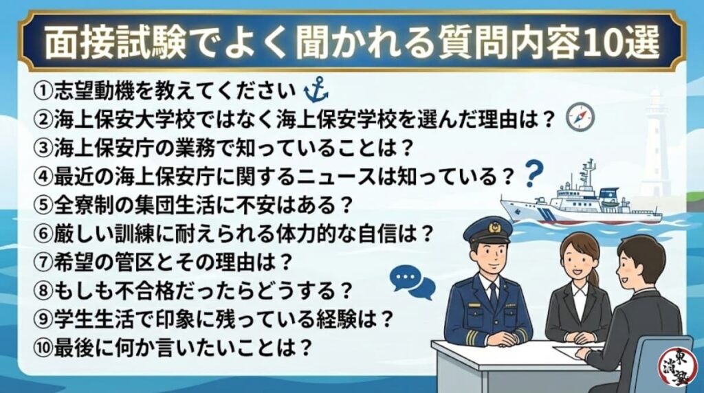 面接試験でよく聞かれる質問内容10選