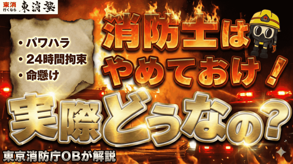 「消防士はやめとけ」とよく言うけど本当に大変？元消防士が徹底解説