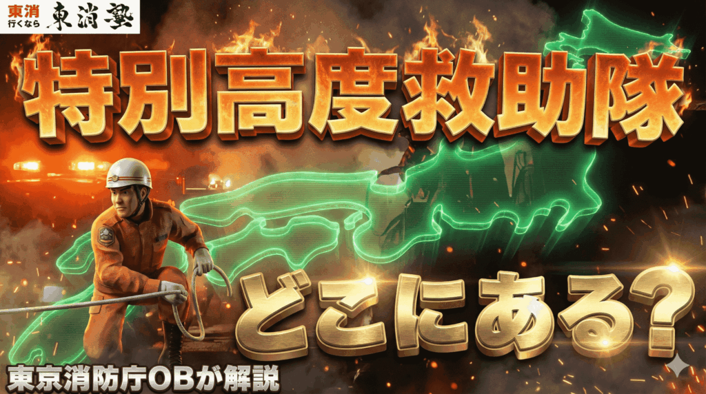 特別高度救助隊はどこにある？救助隊ごとの違いや配置基準などを東京消防庁OBが解説