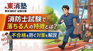 消防士試験で落ちる人の特徴とは?不合格を防ぐ対策を解説