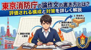 東京消防庁の論作文の書き方とは?評価される構成と対策を詳しく解説