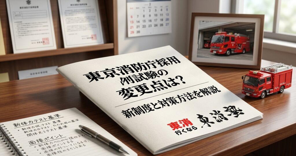 東京消防庁採用試験の変更点は？新制度と対策方法を解説