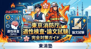 東京消防庁の適性検査方式とは？SPI3・論文試験の内容と合格するための対策を解説